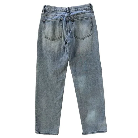 PacSun Womens Light Wash Low-Rise Straight Jeans With Button Fly Size 23 - Picture 3 of 16